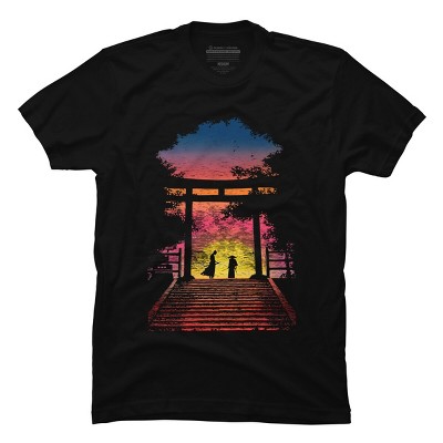 Men's Design By Humans As the Sun is Rise, The Battle Begin By Bacht T-Shirt