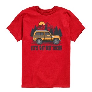 Boys' - Instant Message - Let's Get Out There Short Sleeve Graphic T-Shirt - 1 of 4