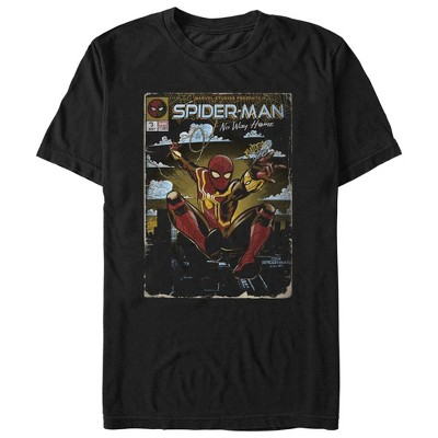 Spider-Man Men's Web Walk Graphic Tee with Short Sleeves, Size S-3XL