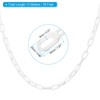 Unique Bargains Adjustable Crowd Control Driveway Plastic Chain Barrier with Snap Hooks - 2 of 4