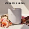 Craft & Kin Scented Candles Dark Rose & Amber 10oz 40 Burning Hours - 2 of 4