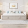 Whisen Upholstered Full Size  L-Shaped Daybed with Twin Size Pop Up Trundle - 2 of 4