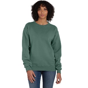 Hanes Unisex Garment Dyed Fleece Sweatshirt - 1 of 4