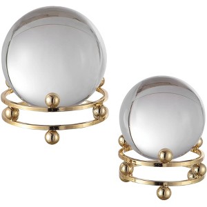 Alega 7" High Crystal Spheres - Set of 2 by Uttermost - 1 of 1