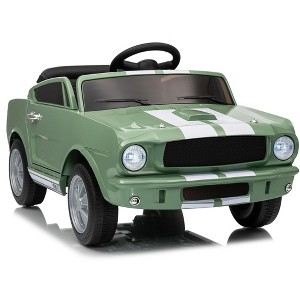 Jojoka 12V Ride on Toy for Kids, Battery Powered Electric Car for Toddlers with Remote Control, Safety Belt, 3 Speeds, Lights, Music - 1 of 4