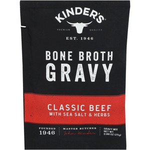 Kinder's Classic Beef Bone Broth Gravy - Case of 15 - 0.88 oz - 1 of 1