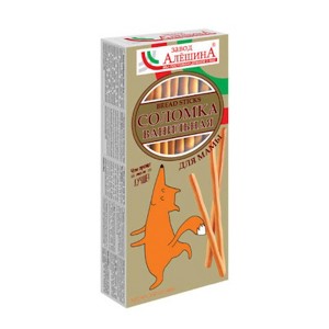 Zavod AlyoshinA Solomka Vanilla Bread Sticks "For Mom" 200g - Gourmet Biscuits, Perfect Gift, Delicate Flavor, Handmade With - 1 of 1