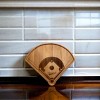 Slickblue Baseball Diamond Shaped Pine Wood Board, 18"x15" – Perfect for Sports Fans & Game Day Hosting - 3 of 3