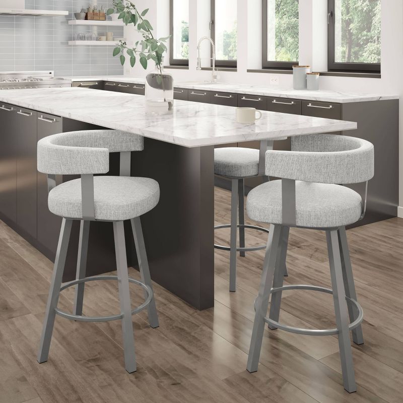 Parker Swivel Counter Height Barstool - Amisco , 6 of 10
