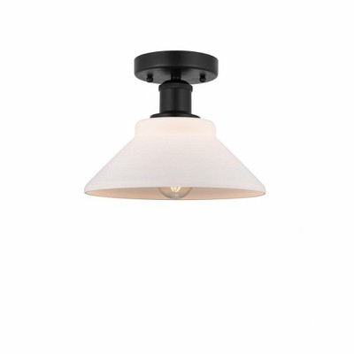 Orwell - 1 Light Semi-Flush Mount In Industrial Style-7.75 Inches Tall and 8.38 Inches Wide