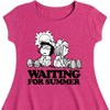 Girls' - Peanuts - Marcie & Peppermint Patty Waiting for Summer Dazed Fit & Flair Cap Sleeve Dress - 2 of 3