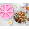 Nourished Essentials 8 Cavity Nonstick Silicone Scone Pans for Baking,Set of 2-Pink - image 2 of 4