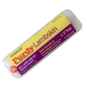 Genuine Purdy Lambskin 9" x 1/2" Nap Roller Cover 14L636093 - 1 of 3