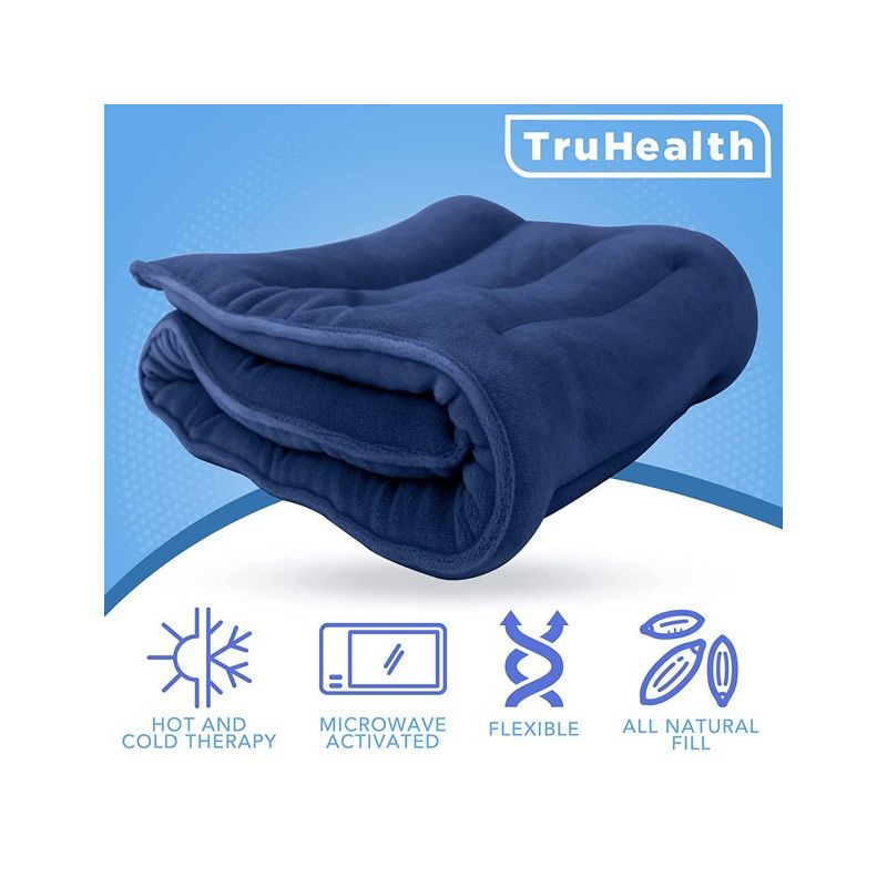 TruHealth Weighted Neck Heating Pad and Cold Therapy for Injuries with Flaxseed Fill, 5 of 6