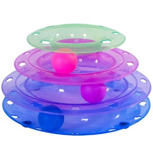 Catstages Meowsome Tower of Tracks Cat Teaser Toy - 1 of 4