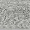 Home Mart Goods 2 Piece Set Light Grey Soft Cozy Plush Chenille Bath Mat Bathroom Rug - 2 of 3