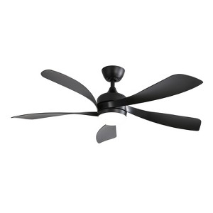 TOBILI 52 Inch Low Profile Ceiling Fan with Lights ,Quiet for Patio Living Room - 1 of 4