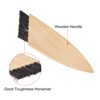 Unique Bargains Portable Household Horsehair Shoes Cleaning Brush with Wood Handle 5 Pcs - 4 of 4
