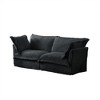 Modern 2-Seater Corduroy Sofa, Slipcovered Deep Seat Couch with Removable Covers with 300lb Capacity, Convertible for Small Spaces - 3 of 4