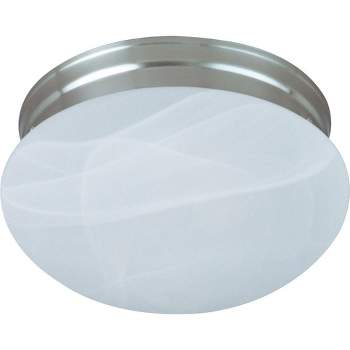 Maxim Lighting Essentials - 583x 1 - Light Flush Mount in  Satin Nickel