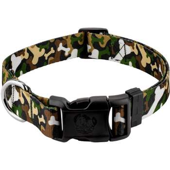 Country Brook Petz Deluxe Woodland Bone Camo Dog Collar - Made in The U.S.A.