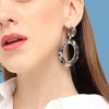SOHI Women's Gold Marble Drop Earrings - 3 of 3