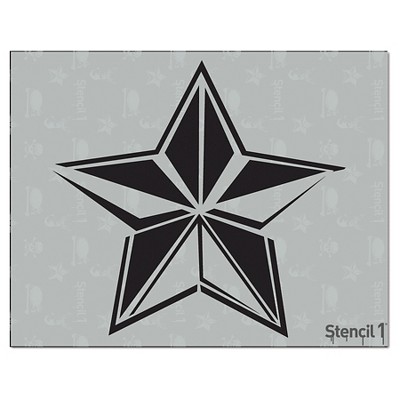 Stencil1 Star - Stencil 8.5" x 11"