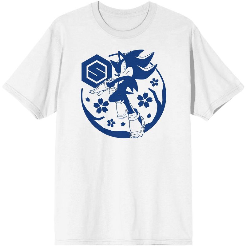 Sonic the Hedgehog Modern Character Mens White Graphic Tee, 1 of 3