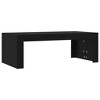 vidaXL Coffee Table Black 40.2 in.x19.7 in.x14.2 in. Engineered Wood - 2 of 4