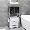 SEVOBAL Laundry Bags and Baskets Laundry Hamper 3 Tier Laundry Sorter with 4 Removable Bags for Organizing Clothes, Laundry, White, 24"*24"*53" - 2 of 4