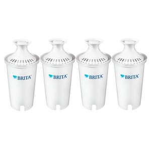 Brita Standard BPA Free Replacement Water Filters for Pitchers and Dispensers - 4ct