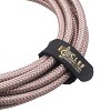 Clef Audio Labs XLR Male to XLR Female, Silver Zinc Alloy Shell/Grey Copper Braided -12FT -3PK - image 3 of 4