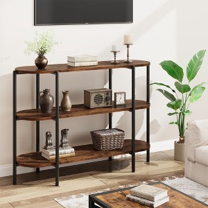Jojoka console Table, 3 Tier Small Entryway Table, Behind Couch Table, Farmhouse Hallway Table for Entryway, Foyer, Living Room, Hallway - 1 of 4