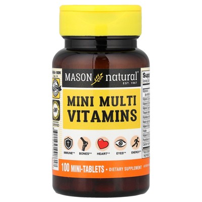Mason Natural Mini Multi Vitamins, 100 Mini-Tablets