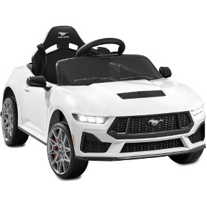 Best Choice Products Kids 12V Electric Ride-On Car Officially Licensed Ford Mustang w/ Remote, LED Lights - 1 of 4