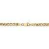 Black Bow Jewelry 4mm, 14k Yellow Gold, Hollow Anchor Link Chain Necklace - 4 of 4