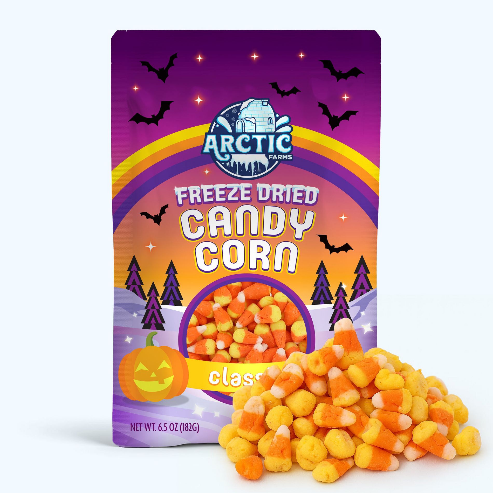 Arctic Farms Freeze Dried Candy Corn Halloween Edition (6.5oz)