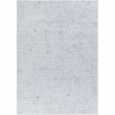 Hauteloom Isako Light Blue Solid Washable Area Rug