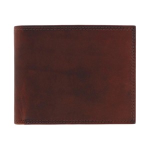 CTM Men's Pull Up Leather Bifold Wallet with Coin Pocket - 1 of 4