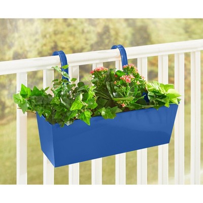 BrylaneHome Rectangular Hanging Planter