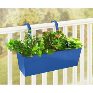 BrylaneHome Rectangular Hanging Planter - 1 of 3