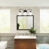 Livex Lighting Brookside 3 - Light Vanity in  Black - 4 of 4