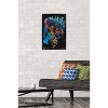 Trends International Justice League vs. Godzilla vs. Kong - Roar Framed Wall Poster Prints - 2 of 4