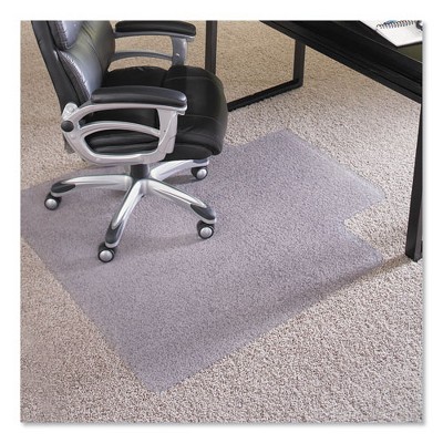 ES Robbins EverLife Intensive Use Chair Mat for High Pile Carpet, Rectangular with Lip, 36 x 48, Clear