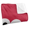 Kids' Sesame Street Elmo Face Silky Touch Blanket White 36X58 - 3 of 4