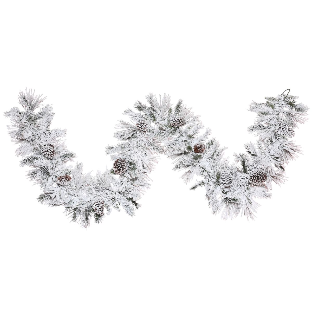 Vickerman Flocked Atka Artificial Christmas Garland