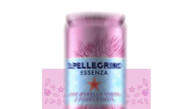S.Pellegrino Essenza Dark Morello Cherry &#38; Pomegranate Flavored Mineral Water - 8pk/11.15 fl oz Cans, 2 of 10, play video
