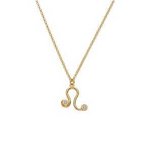 Give Me a Sign Zodiac Name Necklace - Gold Vermeil - 1 of 4