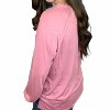 Women's Solid V-neck Top - Shirley Stone - 2 of 3