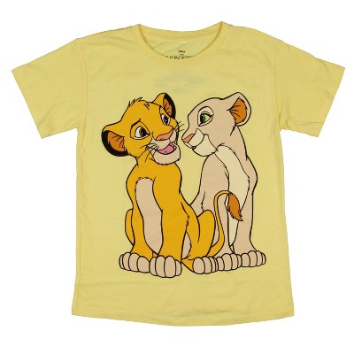 Disney Boys' The Lion King Simba and Nala Big Print T-Shirt
